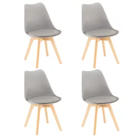Esszimmerstuhl Silla, 4-teilig, grau