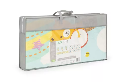 Oktató  játszószőnyeg kétoldalas összecsukható táskával