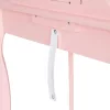 Schminktisch aus Holz mit Spiegel für Kinder, rosa