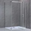 Galatro 80x120 cm asymmetrische Duschkabine ohne Duschwanne