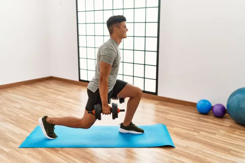 Állítható súlyzók 2x15 kg-os súlyzószett 30 kg-os rúd