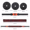 Állítható súlyzók 2x20 kg-os súlyzó szett 40 kg-os rúd