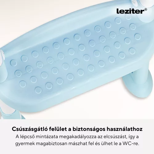 Lépcsős WC szűkítő kék