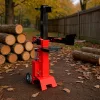 Függőleges elektromos rönkhasító állítható munkaasztallal HYV8T-II 3000W 8T