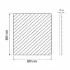 Akusztikus falpanel Deco III bambusz hatású 60x60x1,8 cm
