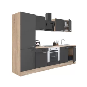 Yorki 270 Küchenmöbel mit Unterbackofen und Regalen