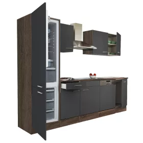   Yorki 280 Küchenmöbel mit Gefrierfach unten und Kühlschrank