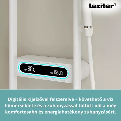 Tropic digitális zuhanyszett termosztátos csapteleppel