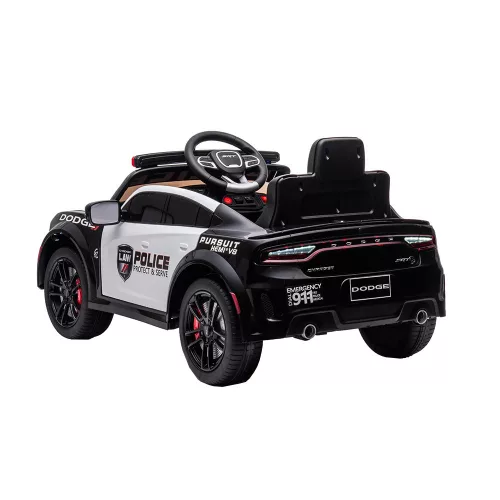 Električni policijski automobil Dodge crne boje