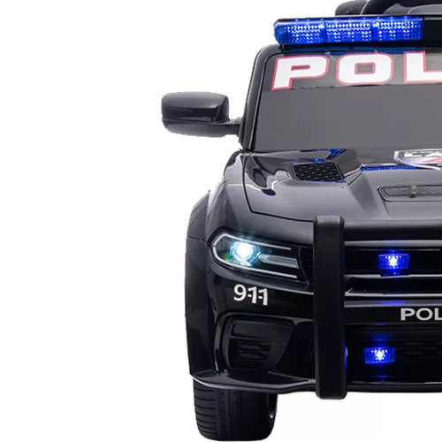 Električni policijski automobil Dodge crne boje