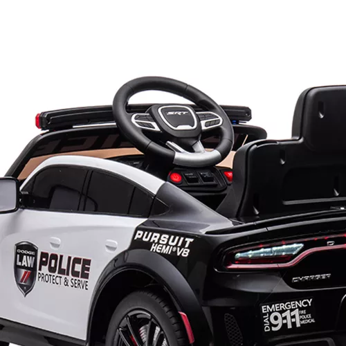 Električni policijski automobil Dodge crne boje