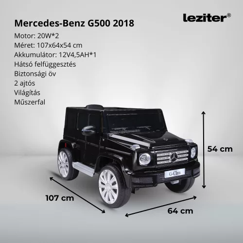Električni automobil Mercedes Benz G500 crne boje