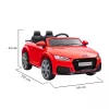 Električni automobil Audi TT crveni