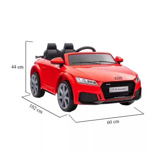 Električni automobil Audi TT crveni