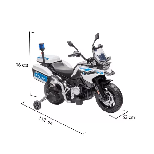 Električni policijski motocikl BMW plave boje