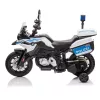 Električni policijski motocikl BMW plave boje