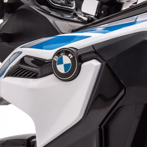 Električni policijski motocikl BMW plave boje