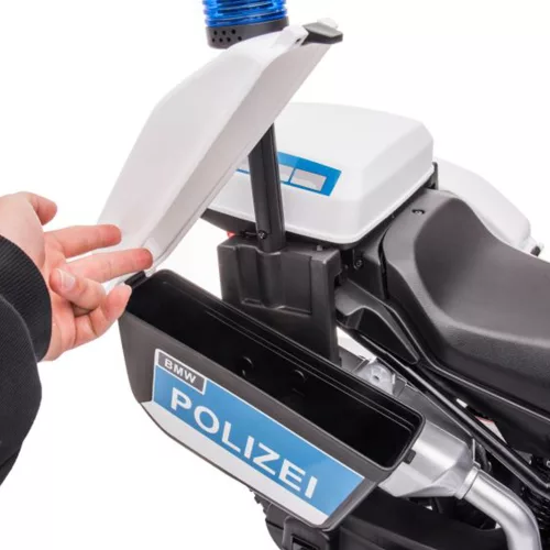 Električni policijski motocikl BMW plave boje