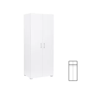 Familienkleiderschrank 74x182 cm weiß