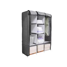 Kleiderschrank LGSZ-04 grau