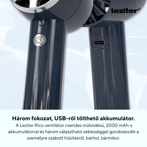 Rico ručni prijenosni USB ventilator 2000 mAh
