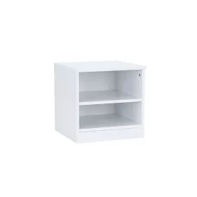 Miami Nachttisch offen 40x40 cm weiß-weiß