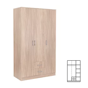 Kleiderschrank Miami, 120 x 205 cm, Sonoma-Eiche