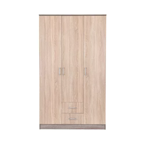 Kleiderschrank Miami, 120 x 205 cm, Sonoma-Eiche-York-Eiche