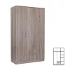 Ormar Miami 120x205 cm york hrast-york hrast