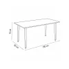 Silla 150 4+1 étkező garnitúra fehér-szürke