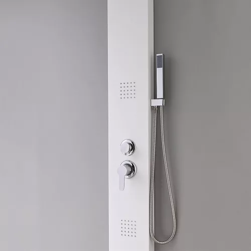 Malaga White hidromasszázs zuhanypanel