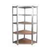 Nagy teherbírású sarokpolc 180x70x40-40 cm 175 kg króm