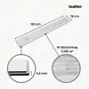 Vinyl-SPC-Bodenbelag Leziter Adler Oak