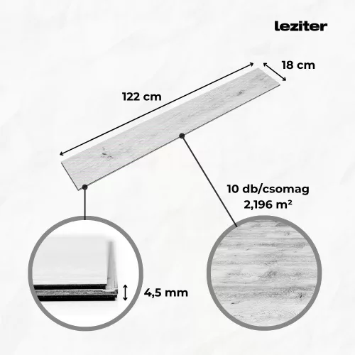 Leziter Arctic Oak Vinyl SPC Bodenbelag