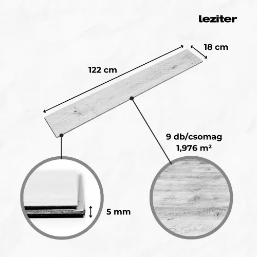 Leziter Monte Carlo Oak Vinyl SPC Laminatboden