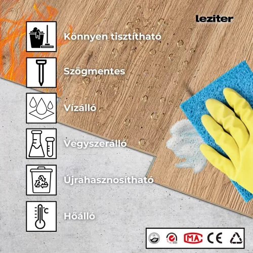 Leziter Monte Carlo Oak Vinyl SPC Laminatboden