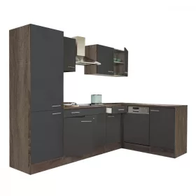 Yorki 280 Eckküchenschrank mit Regalen