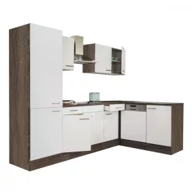 Yorki 280 Eckküchenschrank mit Regalen