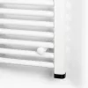 Íves törölközőszárító radiátor 1000x500 mm fehér