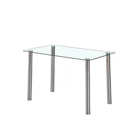 Berna 120 cm szögletes üveg étkezőasztal