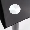 Denton 4+1 étkező garnitúra fehér-fekete