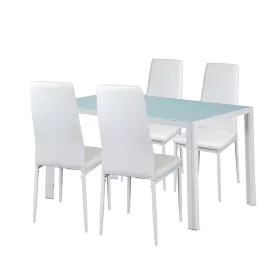Liana 4+1 étkező garnitúra fehér