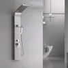 Alegro Silver hidromasszázs zuhanypanel, rozsdamentes acél