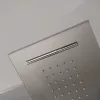 Alegro Silver hidromasszázs zuhanypanel, rozsdamentes acél