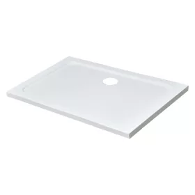   Modena Slim aszimmetrikus szögletes akril zuhanytálca, 80x120 cm