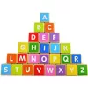 Holzzug mit pädagogischen Bausteinen Alphabet