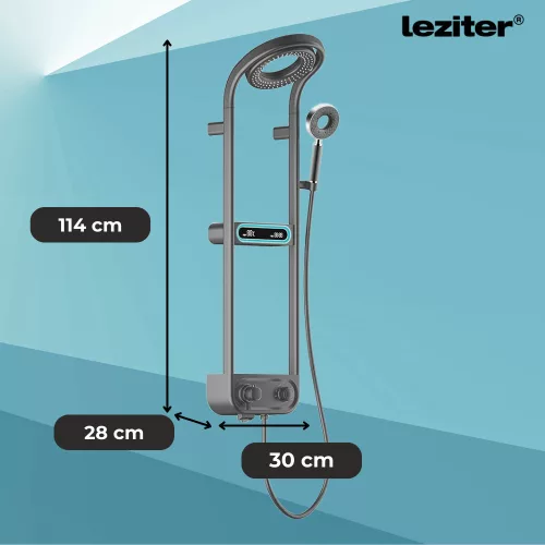 Tropic digitális zuhanyszett termosztátos csapteleppel