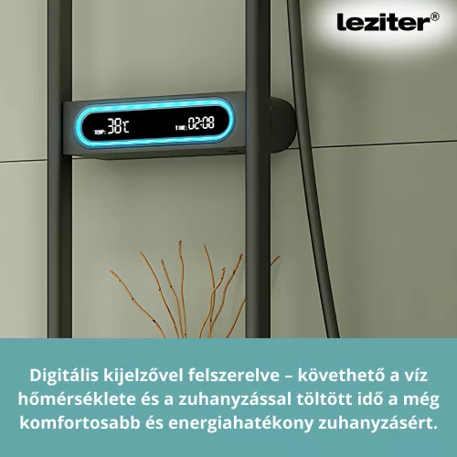 Tropic digitális zuhanyszett termosztátos csapteleppel