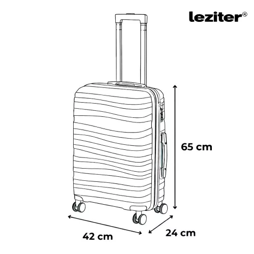 TraveLux Voyager mittelgroßer Hartschalenkoffer 68x45x25 cm