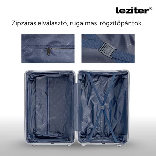 Stredne veľký kufor Travelux Voyager s pevnou strechou 68x45x25 cm